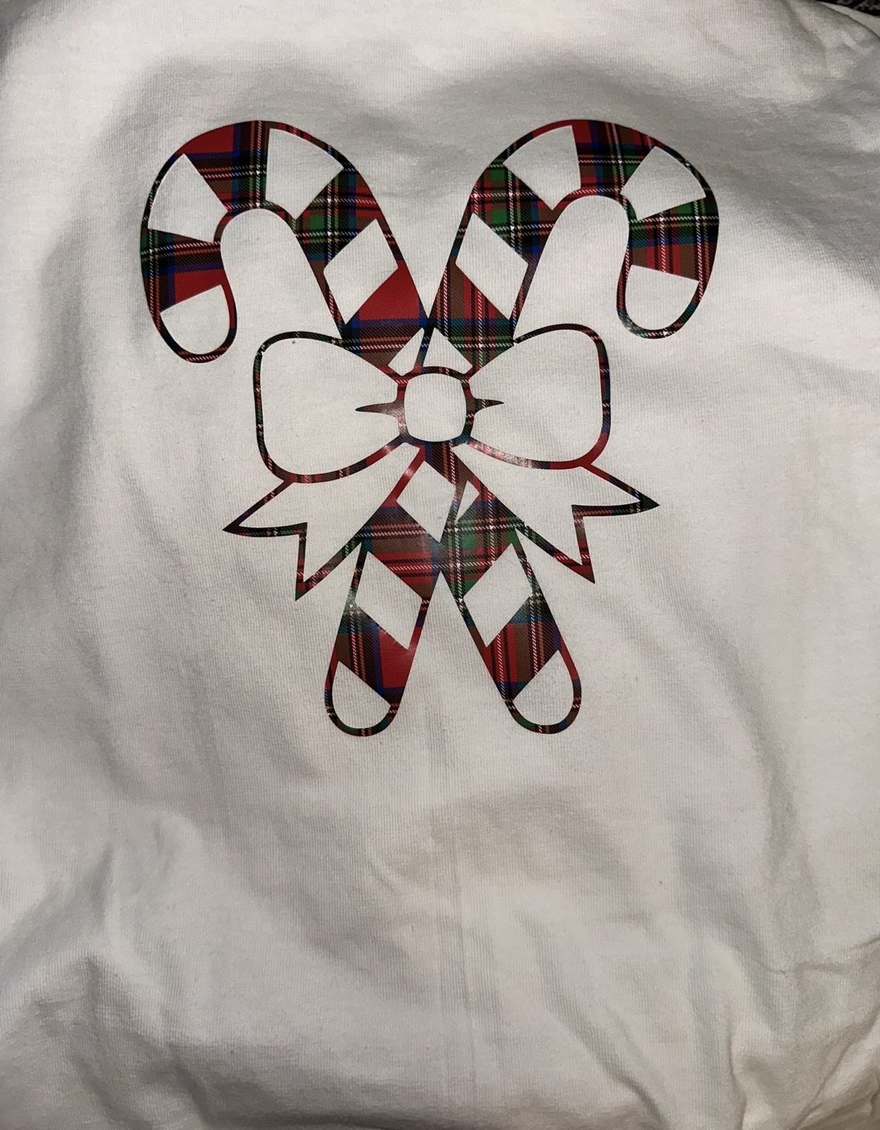 Custom candy cane holiday shirt